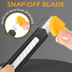 Lanties 300 Pcs Box Cutters Retractable Utility Knife Office Supplies 9mm Wide - Image 4