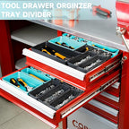 FLYVOLE Tool Box Organizer Tray, Toolbox Desk Drawer Organizer, Tool Box Tray - Image 3