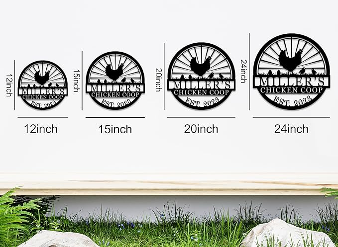 Hen House Coop Sign, Custom Chicken Coop Signs, Custom Chicken Farm Metal Sign - Image 7