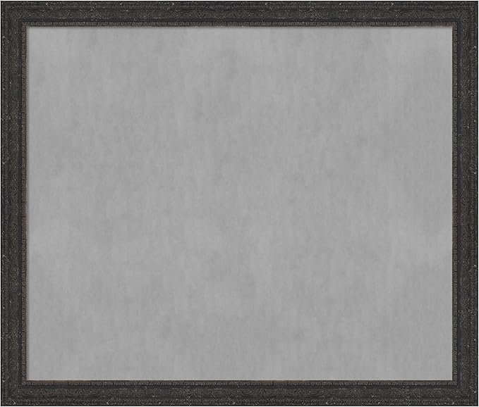 Amanti Art Black Framed Magnetic Board 45x53 Oversize Vision Board by AmantiArt