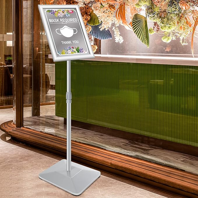 VAIIGO 8.5"x11" Pedestal Poster Sign Stand - Image 9