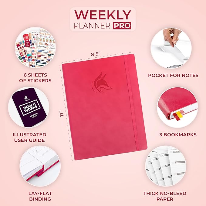 Clever Fox Planner PRO – Weekly & Monthly Life Planner to Increase Productivity - Image 2