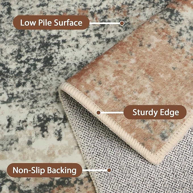 GENIMO 8x10 Area Rugs, Modern Living Room Rugs, Large Machine Washable Rug - Image 5