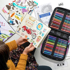 H & B 120 Colored Pencils Set, Art Pencil Kit - Image 6
