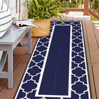 genimo outdoor rug, waterproof plastic runner rugs, 2.5'x8', main product view