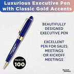 DISCOUNT PROMOS 100 Ultra Executive Pens Pack - Image 3