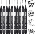 PANDAFLY Calligraphy Pen, 10 Size Calligraphy Pens by PANDAFLYArtSupplies