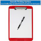 Think2Master Red Plastic Storage Clipboard. | 25% Heavier & Sturdier| Heavy - Image 4