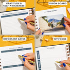 Clever Fox Planner 2nd Edition Spiral – Colorful Weekly & Monthly Goal Planner - Image 6