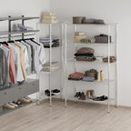 Regal Altair 21" Deep x 42" Wide x 74" Height Wire Shelving Kit | 5-Tier | NSF - Image 6