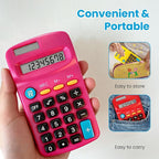 18 Pack Pocket Calculator Bulk: 8 Digit Hand Held Basic Calculator Small Solar - Image 5