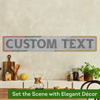 Custom Sign, Custom Street Sign, 11 Font Colors, 13 Font Styles, 4 Hole Options - Image 4