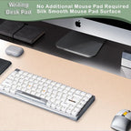 Boutilon Leather Desk Pad Protector, Non-Slip Mouse Pad, Laptop Desk Pad - Image 5