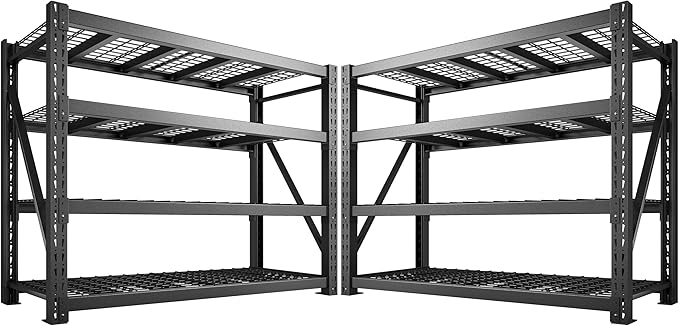 Bepatio 11000LBS Garage Shelving Heavy Duty Storage Shelves Adjustable 4-Tier by Bepatio