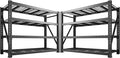 Bepatio 11000LBS Garage Shelving Heavy Duty Storage Shelves Adjustable 4-Tier by Bepatio