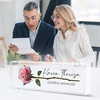 Custom Office Name Plate, Personalized Gifts - Image 5