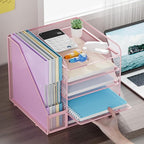 Marbrasse Desk Organizers and Accessories, 5-Tier Paper Letter Tray Organizer - Image 3