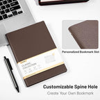 CAGIE Lined Journal Notebook for Men & Women, 176 Pages A5 Medium Size - Image 4