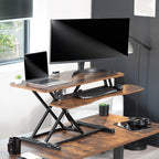 VIVO 42 inch Desk Converter, K Series, Height Adjustable Sit to Stand Riser - Image 2