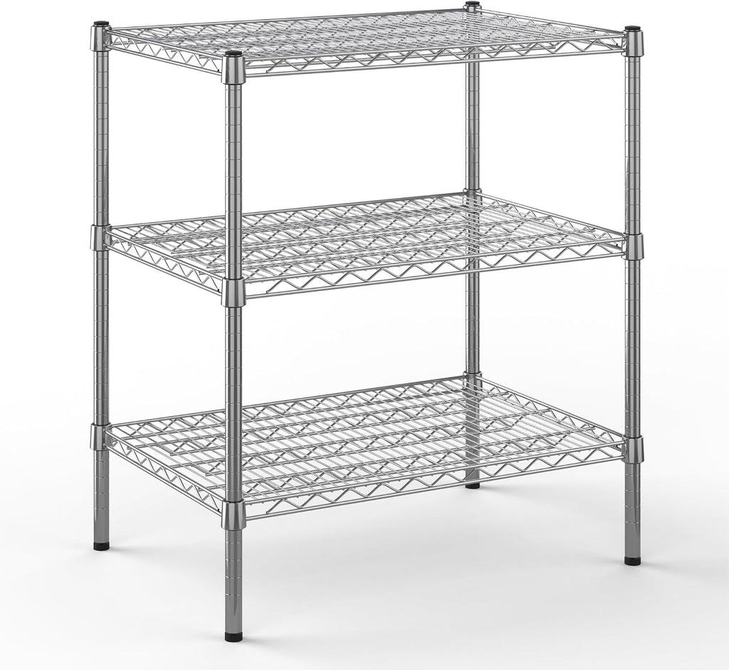 Regal Altair 21" Deep x 30" Wide x 34" Height Wire Shelving Kit | 3-Tier | NSF