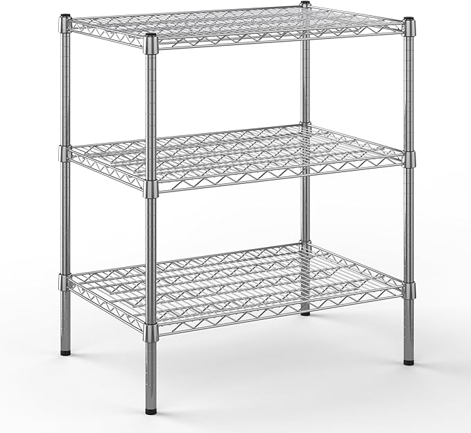 Regal Altair 21" Deep x 30" Wide x 34" Height Wire Shelving Kit | 3-Tier | NSF by Regal+Altair