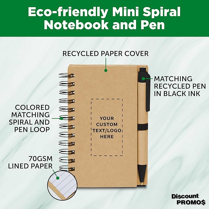 Custom Mini Spiral Notebooks - Image 3