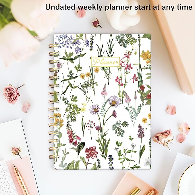 Undated Weekly and Monthly Planner – 12-Month To Do List Notebook Organizer - Image 6