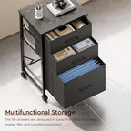 Maihail 3 Drawer Mobile File Cabinet - Image 8