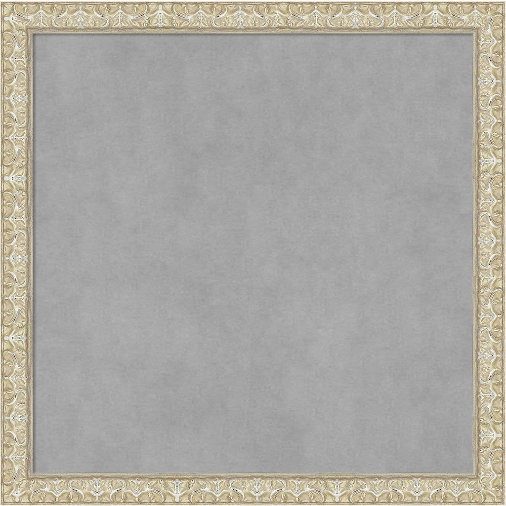Amanti Art Silver Framed Magnetic Board 22x22 Medium Vision Board
