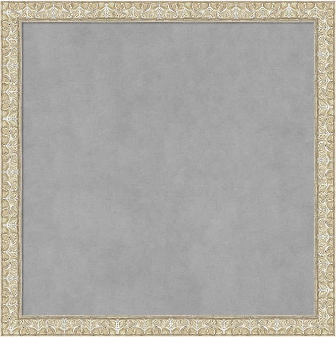 Amanti Art Silver Framed Magnetic Board 22x22 Medium Vision Board by AmantiArt