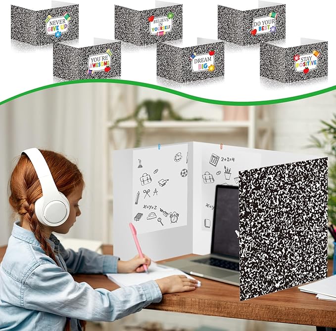 Cinrobiye 24 Pcs Composition Privacy Folders Standard - Image 5