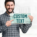 Custom Sign, Custom Street Sign, 11 Font Colors, 13 Font Styles, 4 Hole Options - Image 2