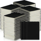 Yahenda 72 Pcs Spiral Notebook Bulk A5 Journal Lined 8.3'' x 5.5'' Writing