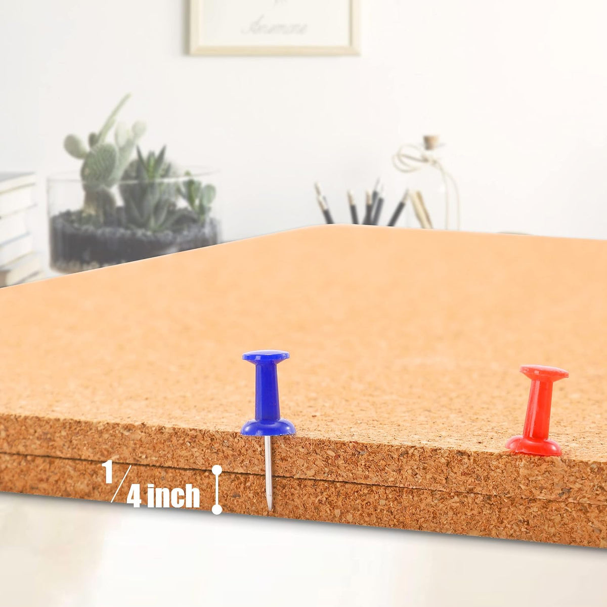 SUNGIFT Cork Board 12"x12" -12 Pack Square Decorative Cork Tiles 1/...