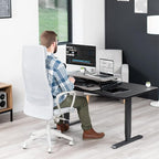 VIVO 32 inch Desk Converter, K Series, Height Adjustable Sit to Stand Riser - Image 8