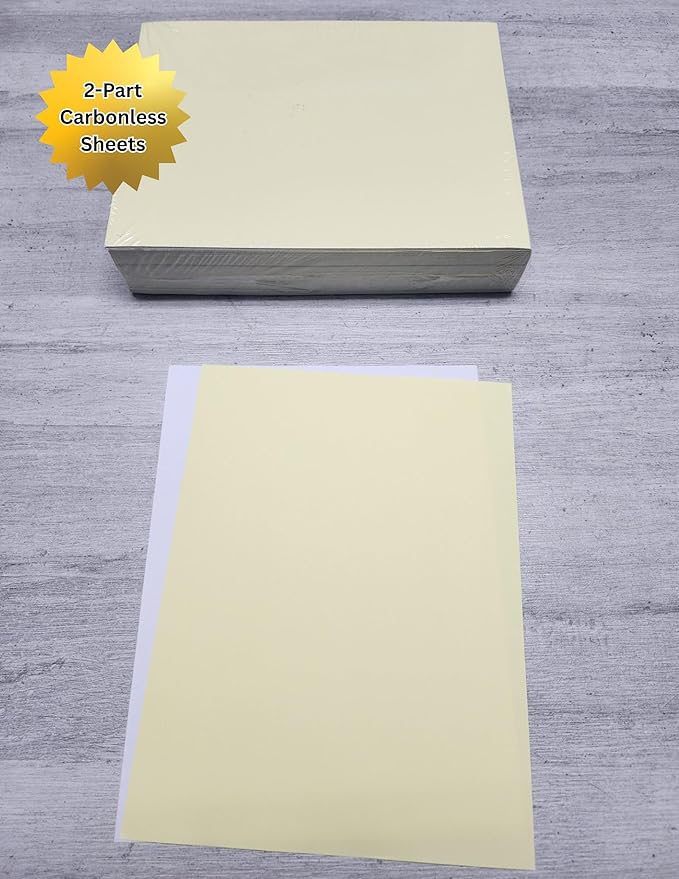 Limited Papers, Carbonless Sheets, Pre Collated, Bond Finish., 20 Ream) - Image 3