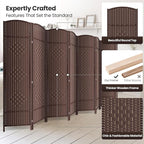 Cocosica 8 Panel Room Divider, 6Ft Folding Privacy Screen, Tall - Image 2
