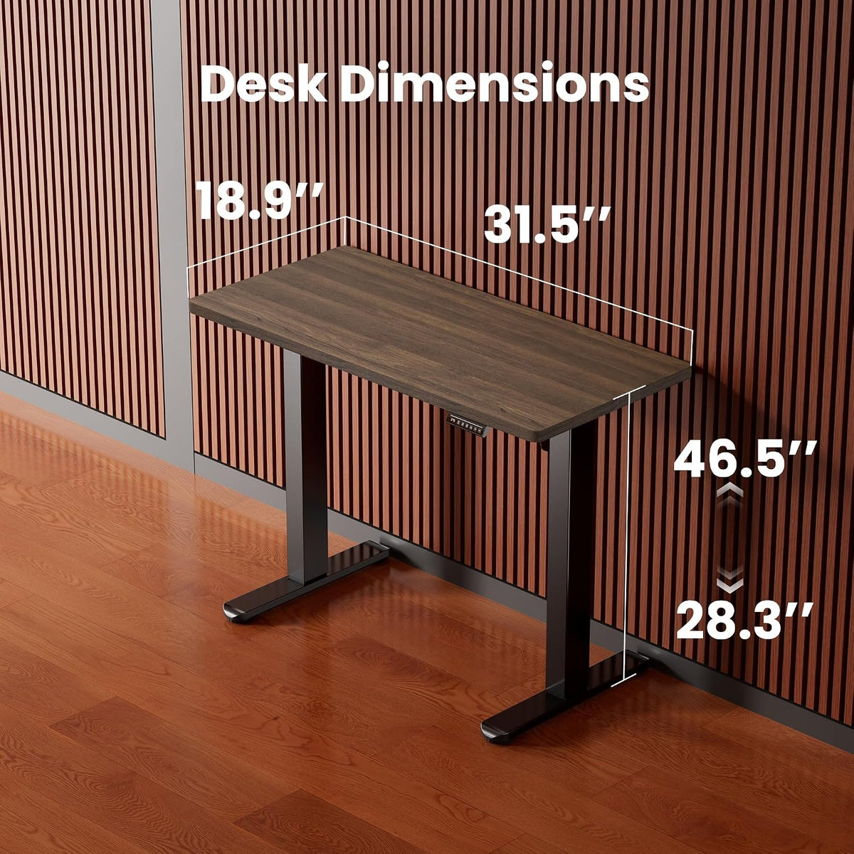 ErGear Height Adjustable Electric Standing Desk, 32 x 19 Inches Sit Stand up ...