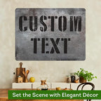 Custom Sign, Custom Street Sign, 11 Font Colors, 13 Font Styles, 4 Hole Options - Image 4
