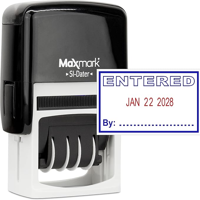 MaxMark Office Self Inking Date Stamp by Maxmark