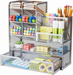 Marbrasse Mesh Pen Holder for Desk, Pen Organizer by Marbrasse