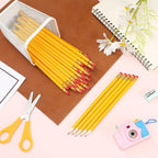 Zhehao 1200 Pcs #2 HB Pencils Yellow Pencils, Wood Cased Unsharpened Graphite - Image 6