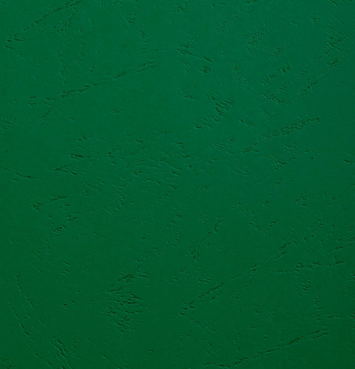 Forevcer A4 Recycled Rigid Presentation Covers, Leather Grain Effect, Dark Green, Pack of 100