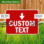 Custom Arrow, Custom Directional Sign, Down Arrow, 18x24 Inches, 55 mil thick - Image 5