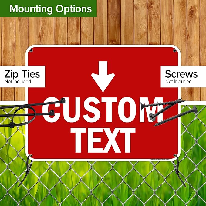 Custom Arrow, Custom Directional Sign, Down Arrow, 18x24 Inches, 55 mil thick - Image 5