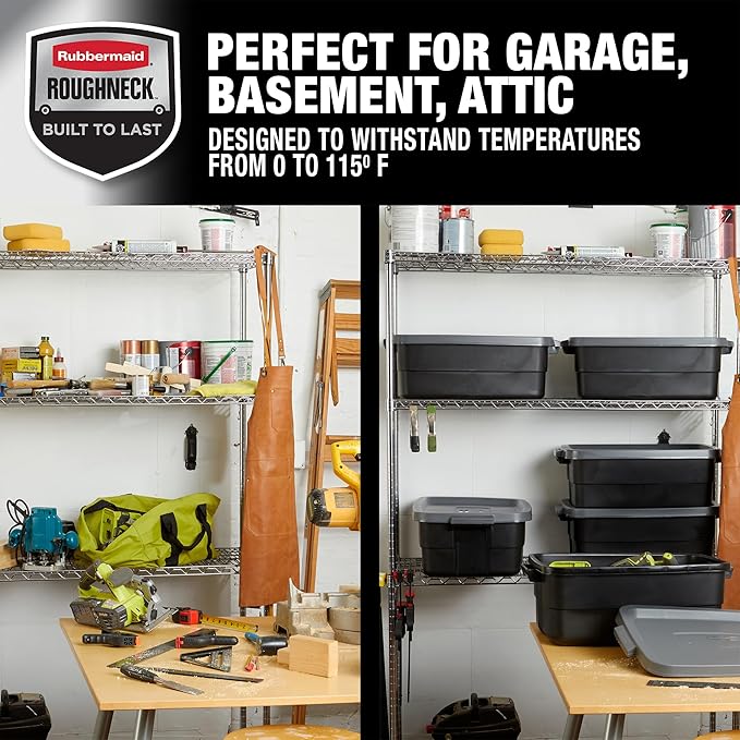 Rubbermaid 6-Pack Totes for Storage - Image 7