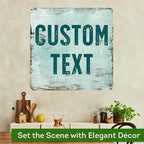Custom Sign, Custom Street Sign, 11 Font Colors, 13 Font Styles, 4 Hole Options - Image 4