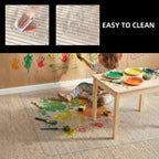 32x48 Inch Office Chair Mat for Carpet Floor, Flat Shipping | Heavy Duty Clear Plastic Rolling Chair Mat for Carpet, Under Computer Desk Chair Floor Mats Protector Carpeted Floors