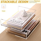 SANRUI Acrylic Paper Tray Organizer - Image 4
