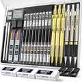 Nicpro 35PCS Gold Art Mechanical Pencils Set by Nicpro